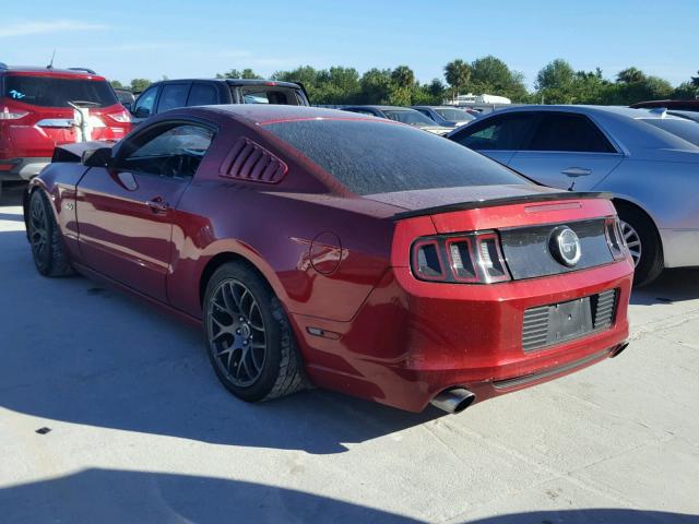 1ZVBP8CF4E5325101 - 2014 FORD MUSTANG GT RED photo 3