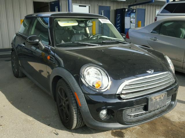 WMWSU3C53CT263394 - 2012 MINI COOPER BLACK photo 1