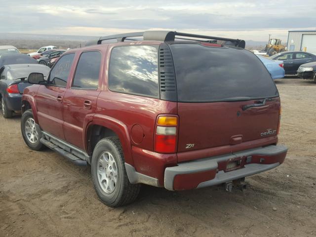 1GNEK13Z93R296708 - 2003 CHEVROLET TAHOE K150 MAROON photo 3