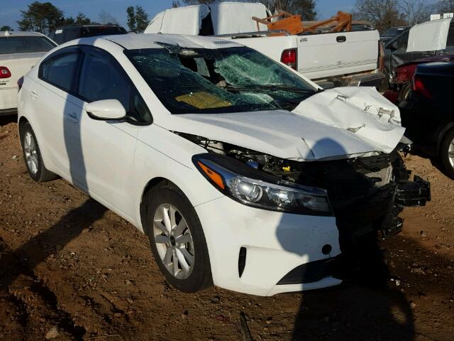 3KPFL4A75HE006626 - 2017 KIA FORTE LX WHITE photo 1