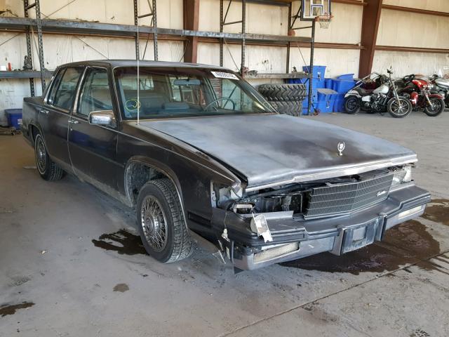 1G6CB6983F4253837 - 1985 CADILLAC FLEETWOOD CHARCOAL photo 1