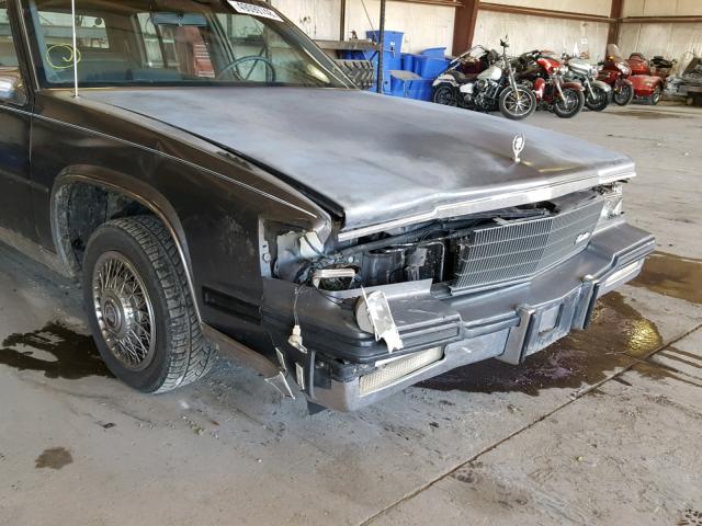 1G6CB6983F4253837 - 1985 CADILLAC FLEETWOOD CHARCOAL photo 9