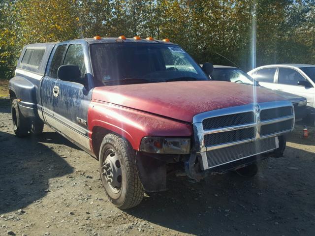 1B7MC33661J192255 - 2001 DODGE RAM 3500 BLUE photo 1