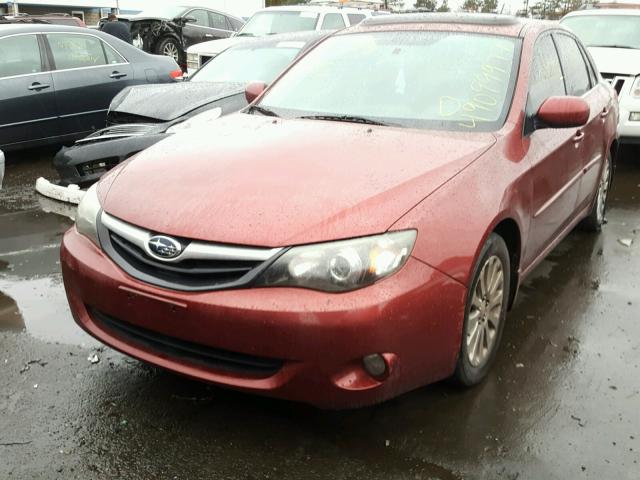 JF1GE6B6XAG504980 - 2010 SUBARU IMPREZA 2. MAROON photo 2