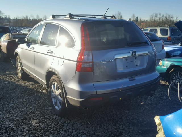 JHLRE487X8C020092 - 2008 HONDA CR-V EXL SILVER photo 3