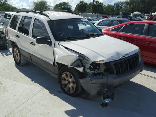 1J4GX48S51C696548 - 2001 JEEP GRAND CHER WHITE photo 1