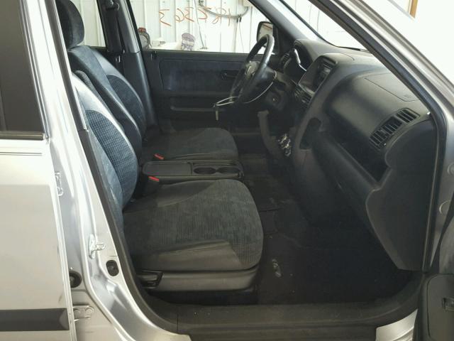 SHSRD78444U219328 - 2004 HONDA CR-V LX SILVER photo 5