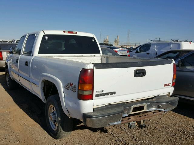 1GTHK23142F164512 - 2002 GMC SIERRA K25 WHITE photo 3