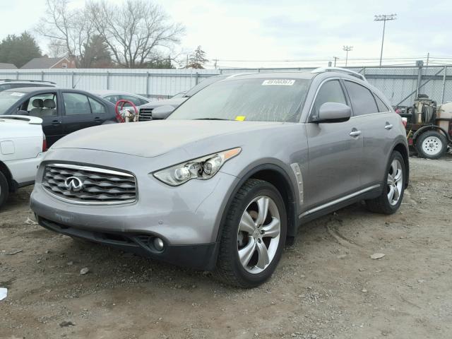 JNRAS18W99M156282 - 2009 INFINITI FX35 GRAY photo 2