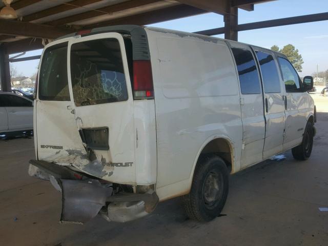 1GCFG25M221172962 - 2002 CHEVROLET EXPRESS G2 WHITE photo 4