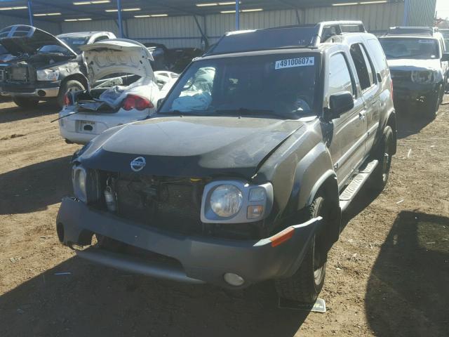 5N1ED28T62C507213 - 2002 NISSAN XTERRA XE BLACK photo 2