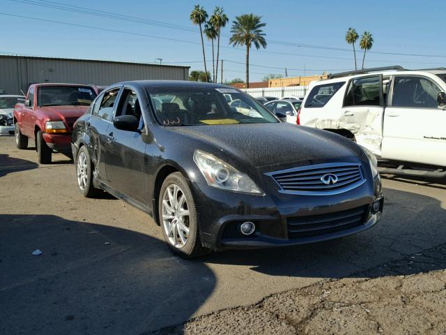 JN1CV6AR8AM461670 - 2010 INFINITI G37 BLACK photo 1