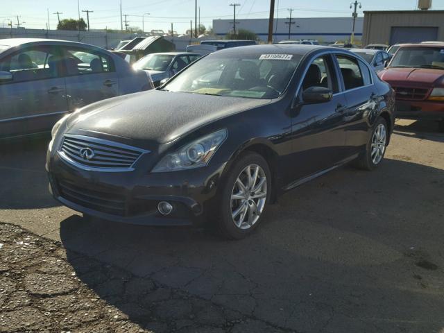 JN1CV6AR8AM461670 - 2010 INFINITI G37 BLACK photo 2