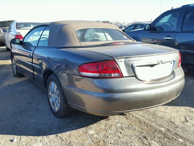 1C3EL65R24N116238 - 2004 CHRYSLER SEBRING LI BEIGE photo 3