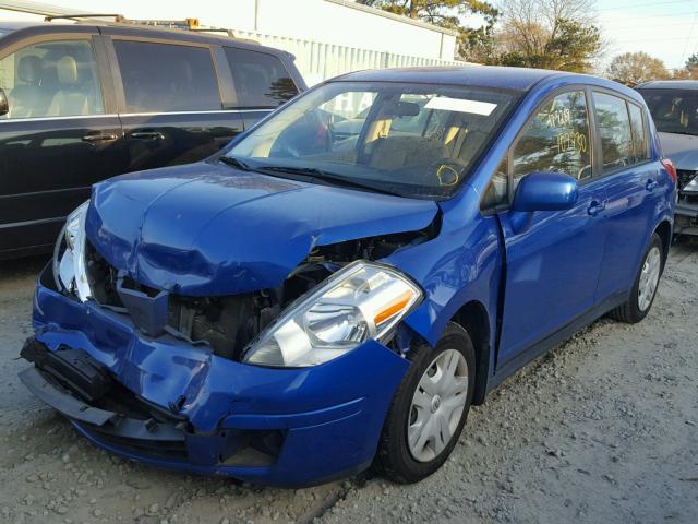 3N1BC1CP5BL361649 - 2011 NISSAN VERSA S BLUE photo 2