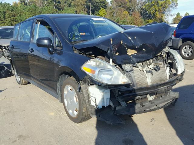 3N1BC13E99L387745 - 2009 NISSAN VERSA S BLACK photo 1