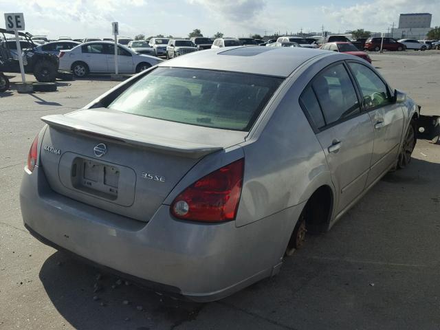 1N4BA41E17C803518 - 2007 NISSAN MAXIMA SE SILVER photo 4