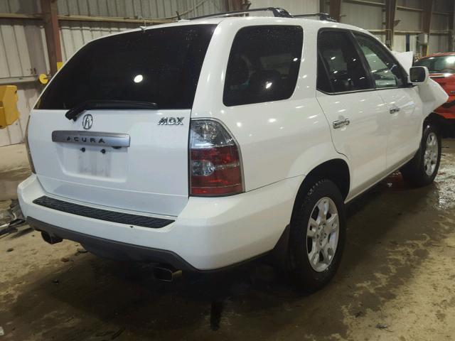 2HNYD18836H521042 - 2006 ACURA MDX TOURIN WHITE photo 4