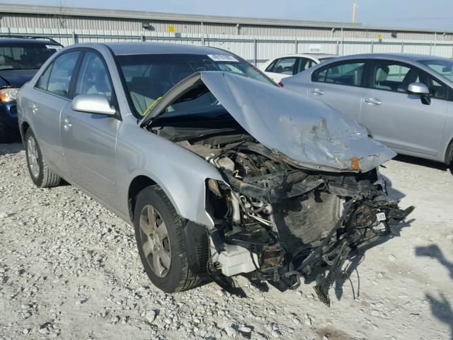 5NPET46C68H401878 - 2008 HYUNDAI SONATA GLS SILVER photo 1