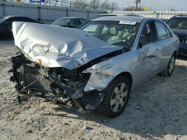 5NPET46C68H401878 - 2008 HYUNDAI SONATA GLS SILVER photo 2