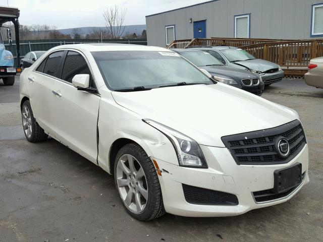 1G6AH5RX4D0138434 - 2013 CADILLAC ATS LUXURY WHITE photo 1