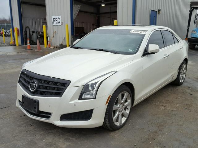 1G6AH5RX4D0138434 - 2013 CADILLAC ATS LUXURY WHITE photo 2