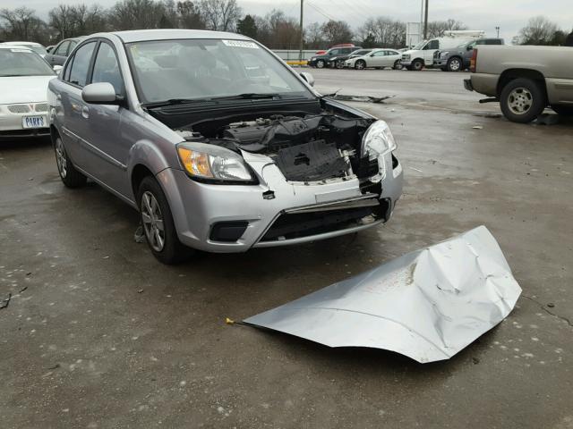 KNADH4A39B6735356 - 2011 KIA RIO BASE SILVER photo 1