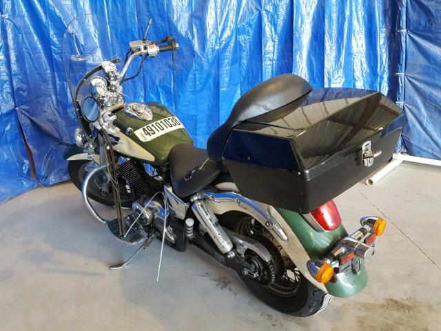 JH2RC446XXM102033 - 1999 HONDA VT750 CD2 GREEN photo 3
