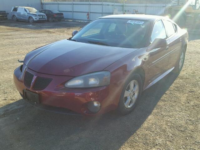 2G2WP552071234669 - 2007 PONTIAC GRAND PRIX MAROON photo 2