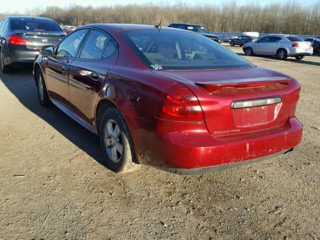 2G2WP552071234669 - 2007 PONTIAC GRAND PRIX MAROON photo 3