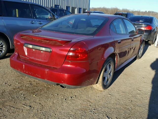 2G2WP552071234669 - 2007 PONTIAC GRAND PRIX MAROON photo 4