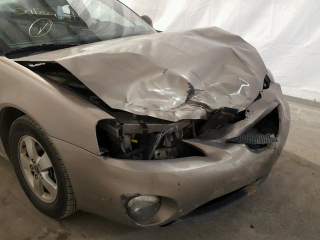 2G2WP582661163522 - 2006 PONTIAC GRAND PRIX GRAY photo 9