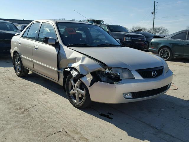 JM1BJ226520506364 - 2002 MAZDA PROTEGE DX SILVER photo 1