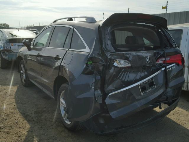 5J8TB3H38EL018244 - 2014 ACURA RDX BASE GRAY photo 3