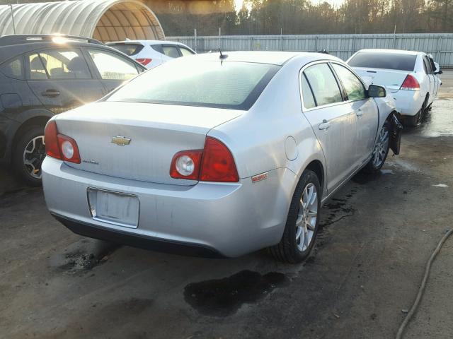 1G1ZB5EB0AF316787 - 2010 CHEVROLET MALIBU LS SILVER photo 4