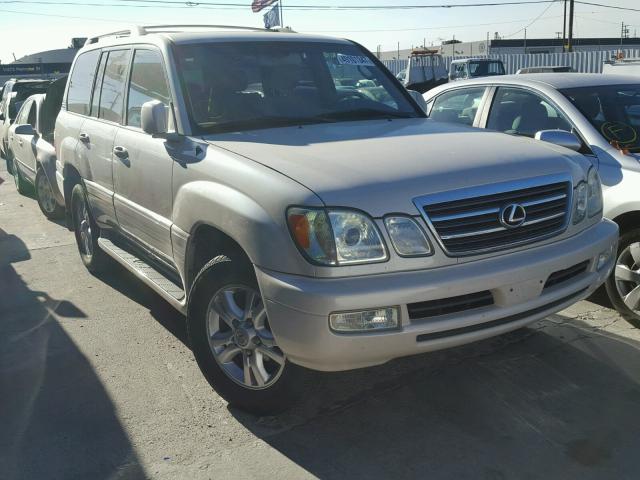 JTJHT00W343540328 - 2004 LEXUS LX 470 BEIGE photo 1