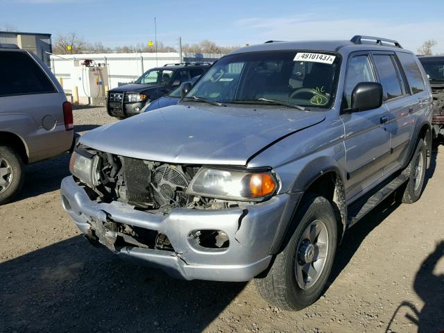 JA4MT21R44J001020 - 2004 MITSUBISHI MONTERO SP SILVER photo 2