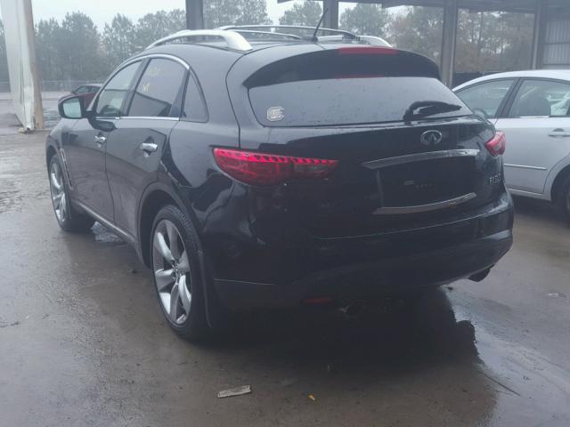 JNRBS18W49M201472 - 2009 INFINITI FX50 BLACK photo 3