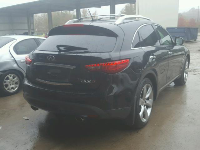 JNRBS18W49M201472 - 2009 INFINITI FX50 BLACK photo 4