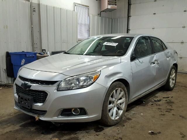 1G11H5SLXEF277558 - 2014 CHEVROLET MALIBU LTZ SILVER photo 2