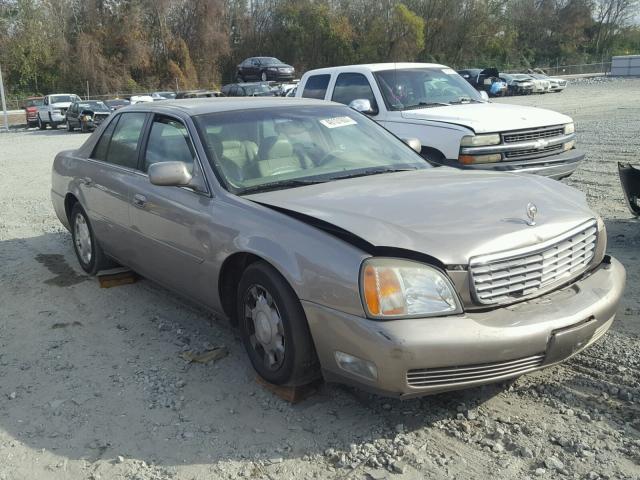 1G6KD54Y11U266084 - 2001 CADILLAC DEVILLE TAN photo 1