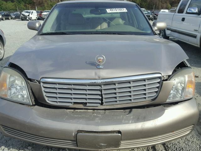 1G6KD54Y11U266084 - 2001 CADILLAC DEVILLE TAN photo 9