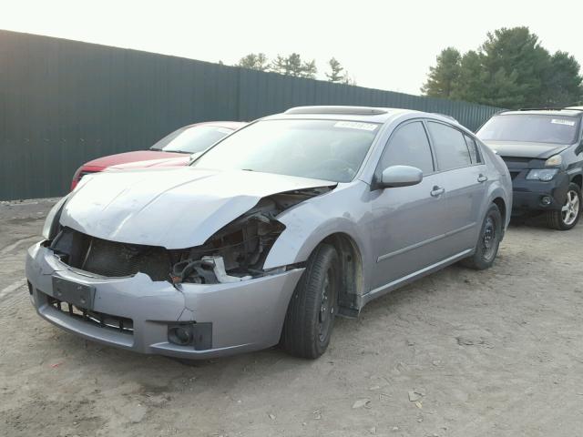 1N4BA41E28C825982 - 2008 NISSAN MAXIMA SE GRAY photo 2