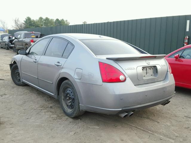 1N4BA41E28C825982 - 2008 NISSAN MAXIMA SE GRAY photo 3