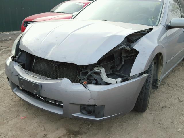 1N4BA41E28C825982 - 2008 NISSAN MAXIMA SE GRAY photo 9