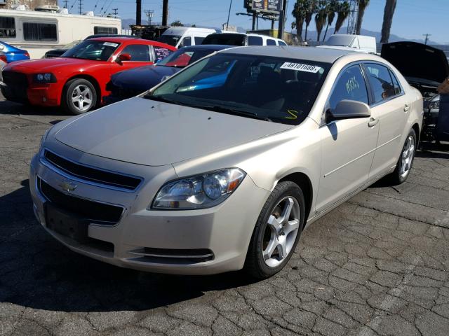 1G1ZH57B59F188943 - 2009 CHEVROLET MALIBU 1LT GOLD photo 2