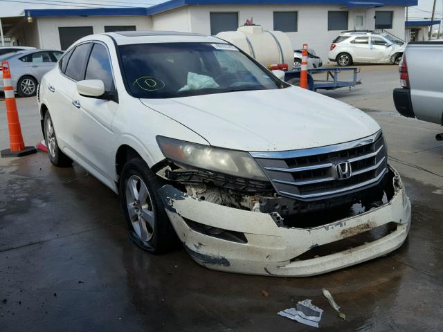 5J6TF1H31AL003340 - 2010 HONDA ACCORD CRO WHITE photo 1