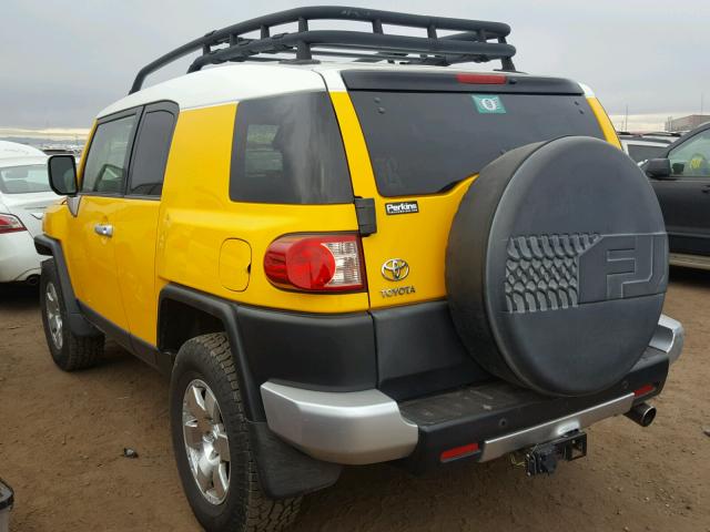 JTEBU11F78K003057 - 2008 TOYOTA FJ CRUISER YELLOW photo 3