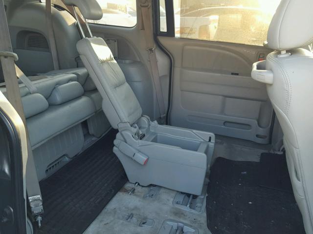 5FNRL38758B098425 - 2008 HONDA ODYSSEY EX BLUE photo 6