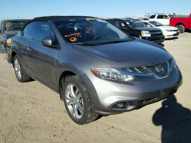 JN8AZ1FY6BW002465 - 2011 NISSAN MURANO CRO GRAY photo 1